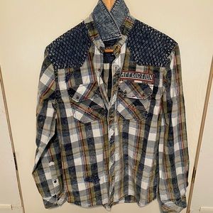 Men’s Affliction Button Down